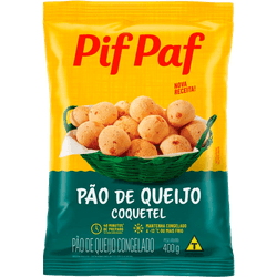 PAO DE QUEIJO PIF PAF 400G COQUETEL